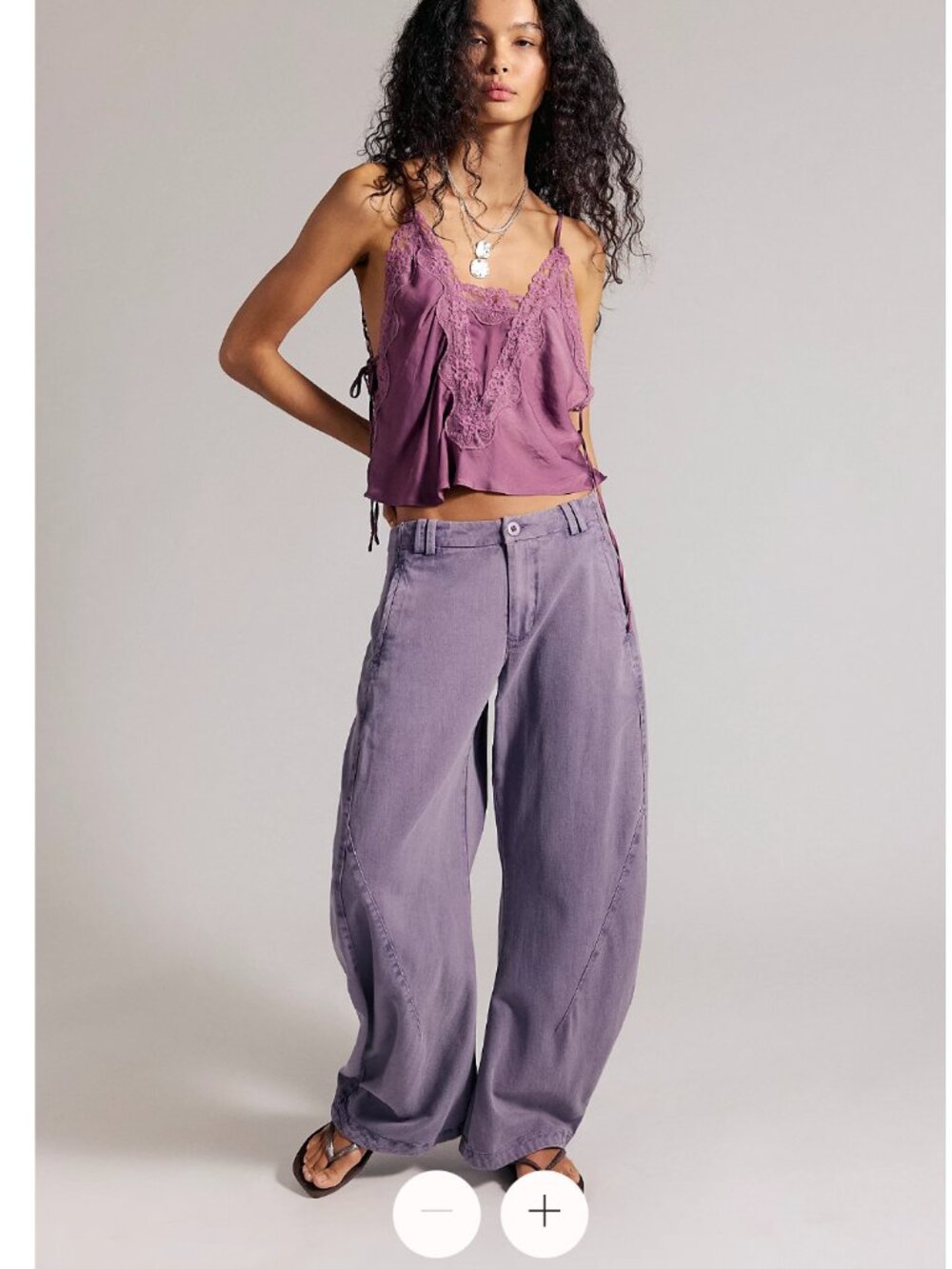 NWT Free People Spotlight Washed Barrel Chino Trousers Womens 12